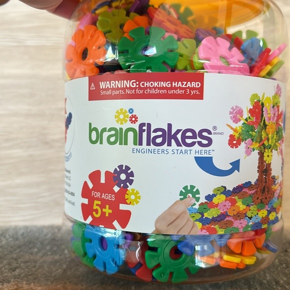 Brain flakes 500 plies pieces building engineering stem toy nwt for kids 5 up - Picture 1 of 8